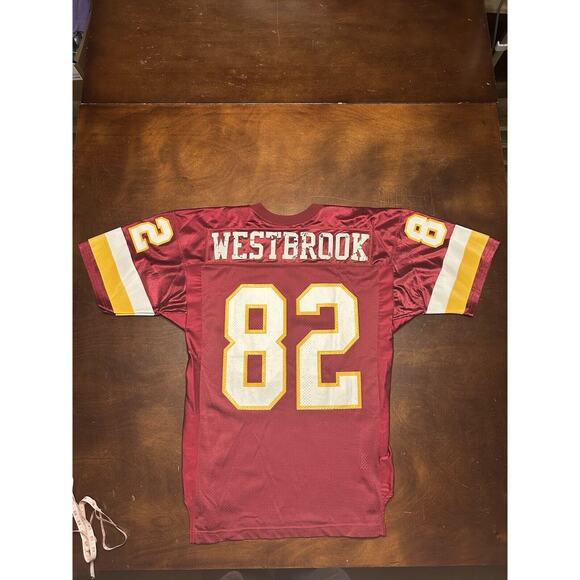 VTG Michael Westbrook #82 Washington Redskins Wilson Proline NFL Jersey Size 48 - Picture 11 of 11